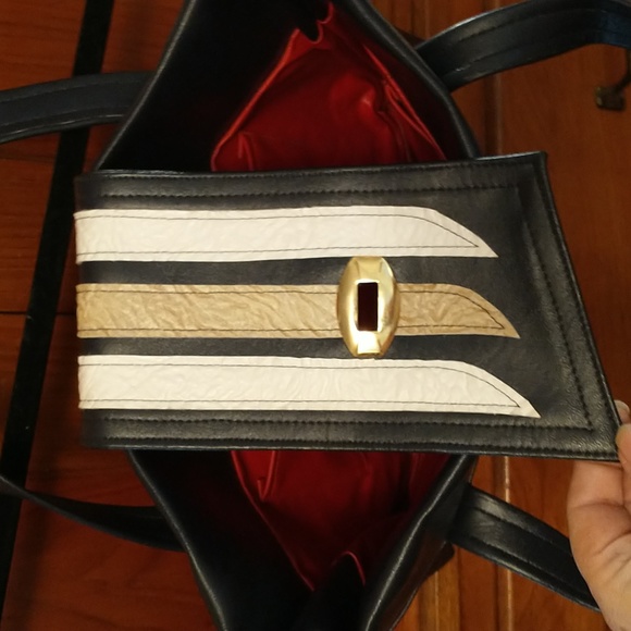 Rare: Vintage - 1970s - Swafford Vinyl Handbag - Picture 6 of 8